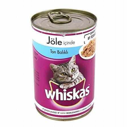 Whiskas Adult Ton Balıklı Yetişkin Kedi Konservesi 24X400 Gr 