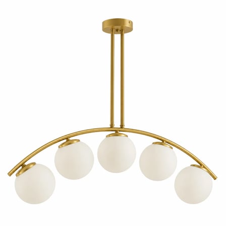 Fralde 5 Li Gold Modern Mutfak Cafe Restoran için Uygun Retro Salon Avize