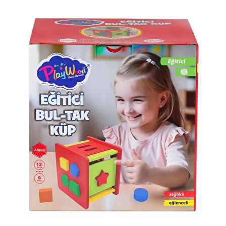 Nessiworld Ahşap Eğitici Bultak Küp