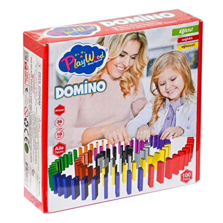 Nessiworld  Playwood Ahşap Domino Oyunu