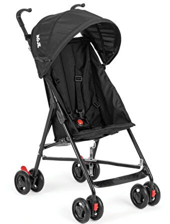 Nessiworld Moje Simple Pratik Baston Bebek Arabası Siyah