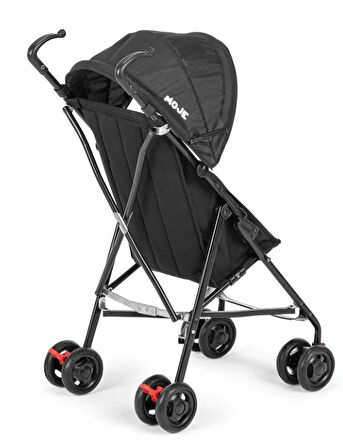 Nessiworld Moje Simple Pratik Baston Bebek Arabası Siyah