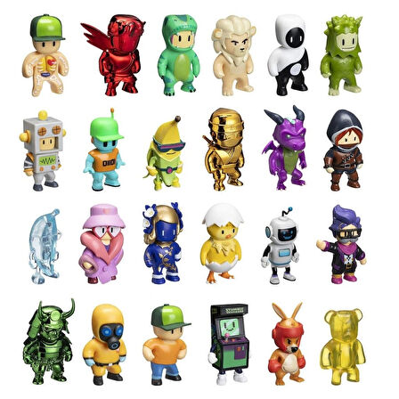 Nessiworld PMI SG2007 STUMBLE GUYS SÜRPRİZ ŞAPKA 2 FİGÜR 18Lİ DİSPLAY