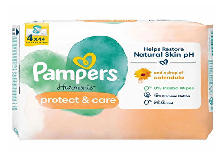 Nessiworld  Protect & Care Islak Havlu Mendil 4'Lü 176 Yaprak