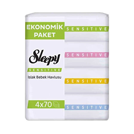 Nessiworld Sleepy Sensitive Islak Havlu Mendil 4x70 280 Yaprak