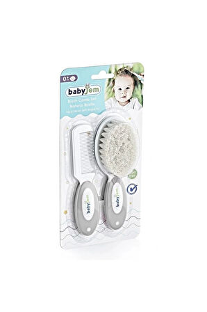 Nessiworld   Doğal Kıl Fırça Tarak Seti 519 Gri