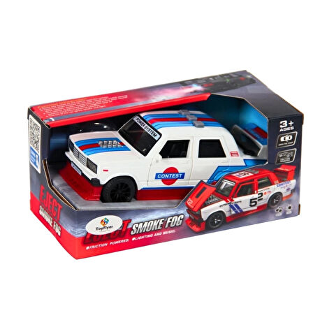 Nessiworld Işıklı Sesli Duman Çıkaran Sürtmeli Modifiye Araba LDP-1A