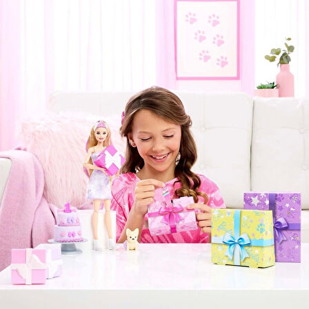 Nessiworld JFG68 Barbie Party Unboxed Köpeğimin Doğum Günü Serisi