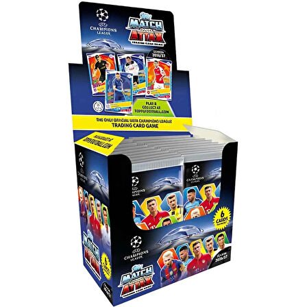 Nessiworld UEFA Şampiyonlar Ligi 16/17 Match Attax Futbolcu Kartları - 6'lı Paket