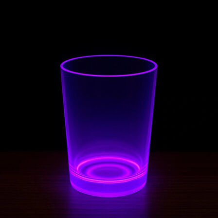 Nessiworld PartyGlow Neon Mor Bardak 8.5 x 10.5 cm