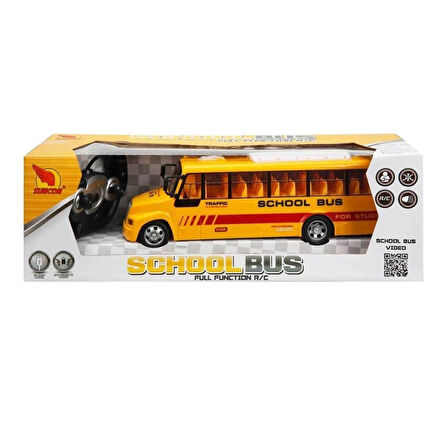 Nessiworld 01989 Uzaktan Kumandalı Işıklı Okul Otobüsü 32,5 cm.
