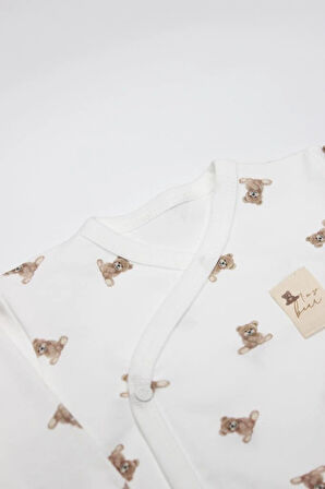 Nessiworld Bistyle I Am So Bear 3'lü Takım 13103 Bej-Ekru