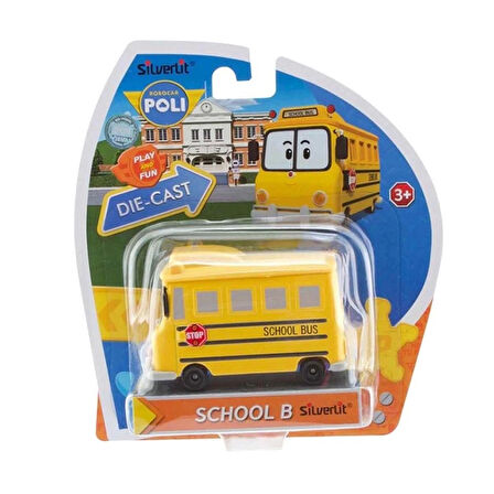 Nessiworld Robocar Poli Metal Araç Karakter Figür School B