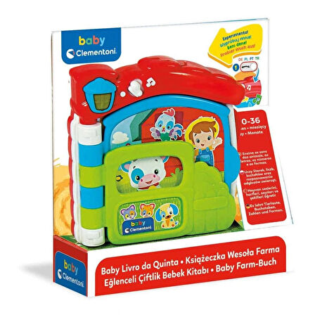 Nessiworld Baby Clementoni Eğlenceli Çiftlik Bebek Kitabı 17652