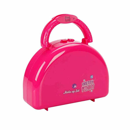 Nessiworld 4278 Pretty Pinky 3 Katlı Pembe Çantalı Makyaj Seti -Sunman