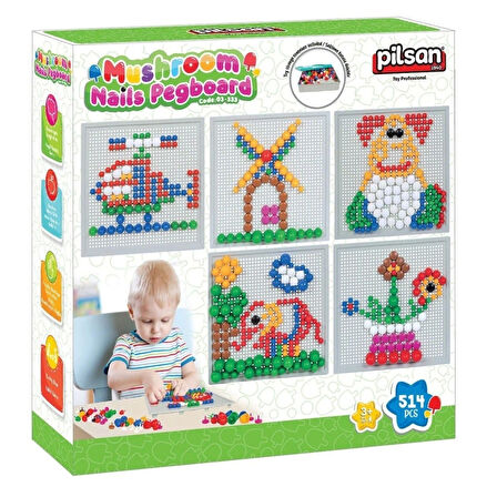 Nessiworld 03 333 EĞİTİCİ MANTAR VE DÜĞMELER 514 PARÇA