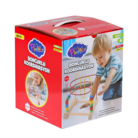 Nessiworld ONY-410 Ahşap Boncuklu Koordinasyon -Onyıl Oyuncak
