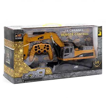 678 Kumandalı 14 Kanal Şarjlı Kepçe