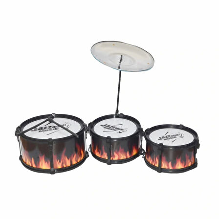 Nessiworld LMN154 3 Parça Bateri Seti -Limon Oyuncak