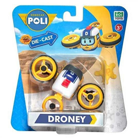 Nessiworld Robocar Poli Metal Araç Karakter Figür Droney