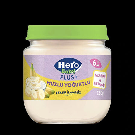Nessiworld Hero Baby Muzlu Yoğurtlu Kavanoz Mama 120 Gr
