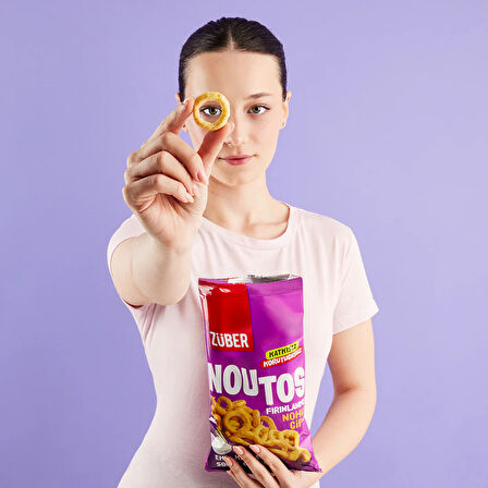 Nessiworld Züber Noutos Fırın Nohut Cipsi 55 Gr Ekşi Krema ve Soğan