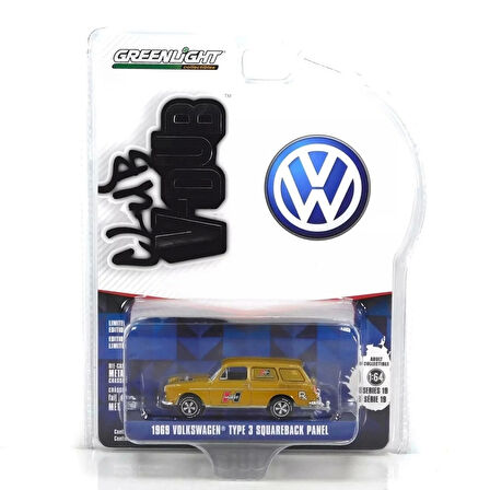Nessiworld Greenlight 1/64 Club Vee-Dub Series 19- 1969 Volkswagen Type 3 Squareback Panel