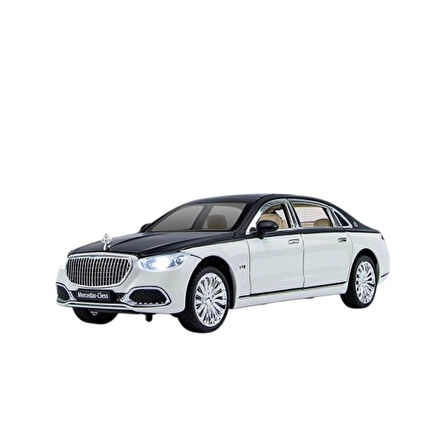 Nessiworld ZHD-B2409 - Vardem  Çek Bırak Işıklı ve Sesli Model MB Metal Araba 1:24