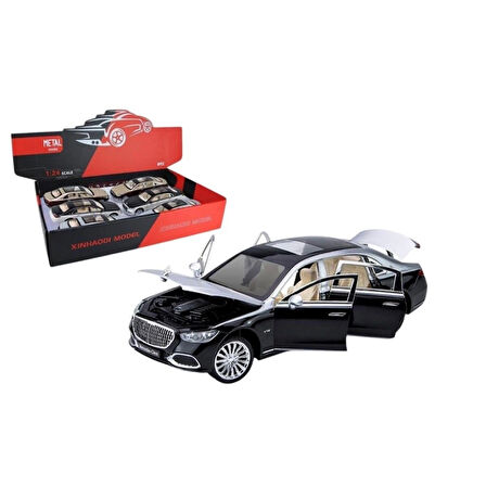 Nessiworld ZHD-B2409 - Vardem  Çek Bırak Işıklı ve Sesli Model MB Metal Araba 1:24