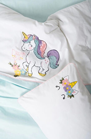 Nessiworld Cotton Box Punch Nakışlı Bebek Nevresim Takımı Dolly