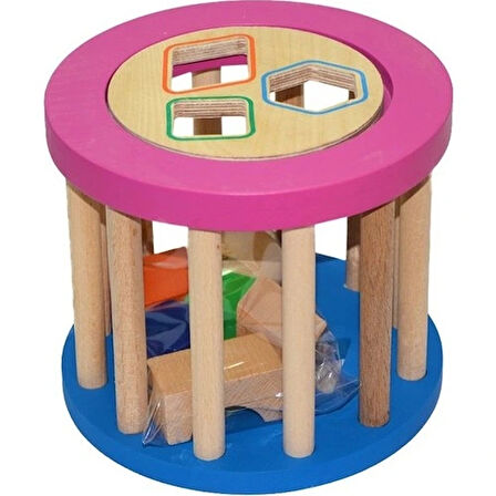 Nessiworld PlayWood Ahşap Eğitici Silindir Bultak 374