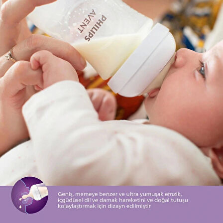 Nessiworld Avent Doğal Tepkili Natural Response 2'Li Biberon Emziği No:6 6+ Ay