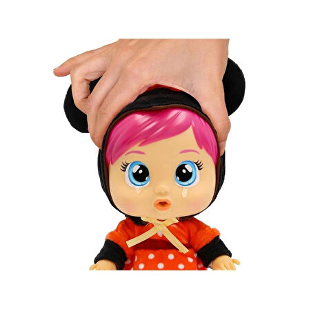 Nessiworld CYB69000 Cry Babies Love and Care Minnie Kostümlü Bebek