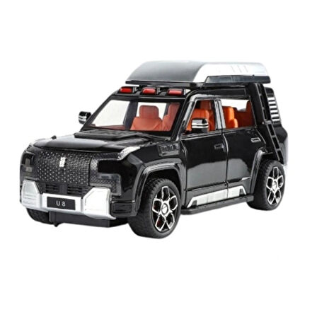 Nessiworld XHD-B2432 -Vardem Çek Bırak  Işıklı ve Sesli Kapıları Açılan Lr Jeep 1:24