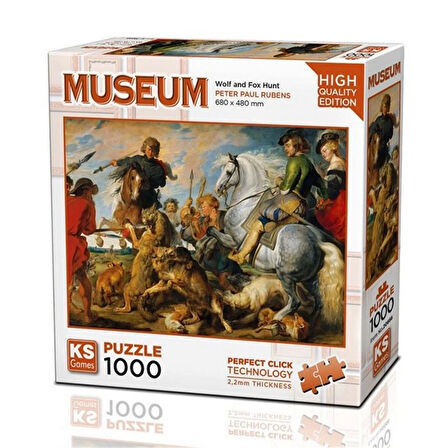 Nessiworld  Wolf and Fox Hunt Puzzle 1000 Parça 20666