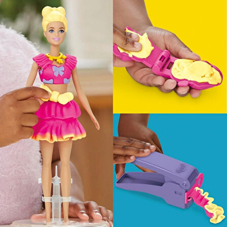 Play-Doh Barbie Fırfırlar ve Fiyonklar Seti