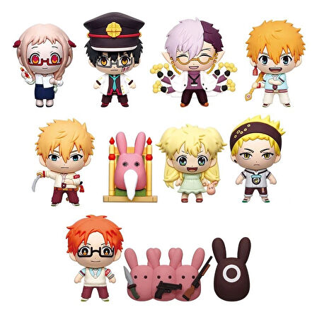Nessiworld MON 72685 MONOGRAM TOİLET-BOUND HANAKO-KUN KLİPSLİ FİGÜR SERİ 3 24LÜ DİSPLAY