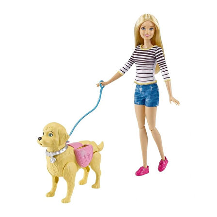Nessiworld DWJ68 Barbie ve Köpeği Tuvalet Eğitiminde