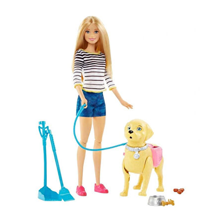 Nessiworld DWJ68 Barbie ve Köpeği Tuvalet Eğitiminde