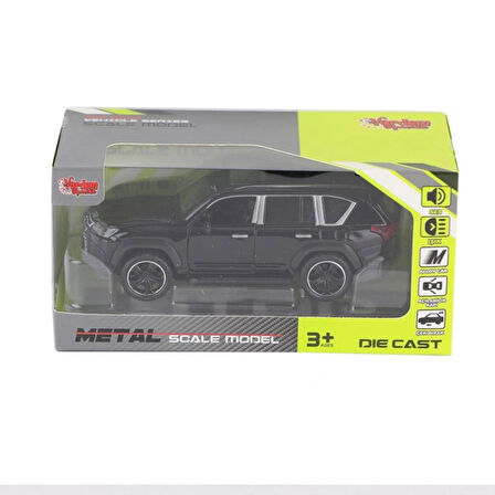Nessiworld KM-3261B-Vardem Kutulu Çek Bırak 1:32 Işıklı Ve Sesli Metal Jeep