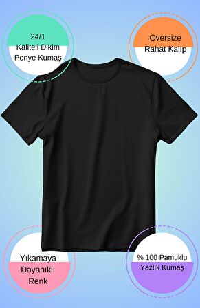 Taylor Swift Silüeti Baskılı Tişört, Unisex Oversize Taylor Swift Midnights Yazılı Tshirt