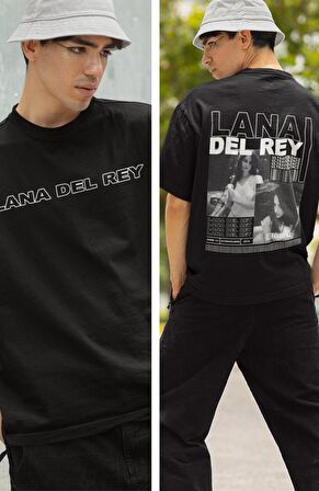 Lana Del Rey Yazılı Sırt Baskılı Erkek-Kadın Tshirt