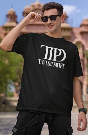 TTPD Taylor Swift Yazılı Sırt Baskılı Tişört,Erkek-Kadın 2024 TTPD Albüm Şarkı Sözü Baskılı T-shirt