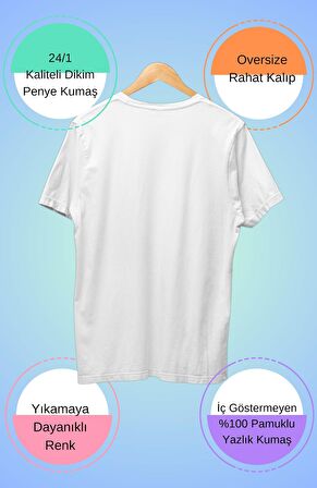 Oversize My Hero Academia Plusultra Baskılı T-shirt, Unisex Anime Baskılı Tişört