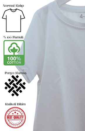 Arabalı Şirin Baskılı Çocuk Tişört, Unisex Şirinler Baskılı Bebek T-Shirt