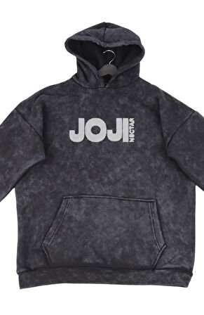 Unisex Nectar Albüm Sırt Baskılı Kapüşonlu Yıkamalı Sweatshirt, Oversize Joji Yazılı Retro Hoodie