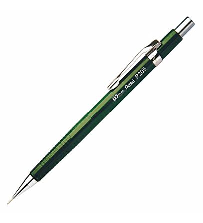 Pentel P205 Versatil Kalem 0.5 MM YEŞİL P205-D