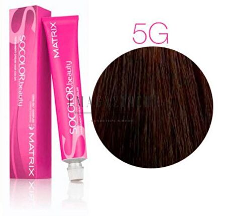 Matrix Socolor 90 Ml Saç Boyası 5g Açık Kestane Dore