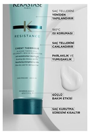 Kerastase Resistance Onarıcı Yıpranmış Saçlar İçin Bakım Yapan Saç Kremi 150 ml