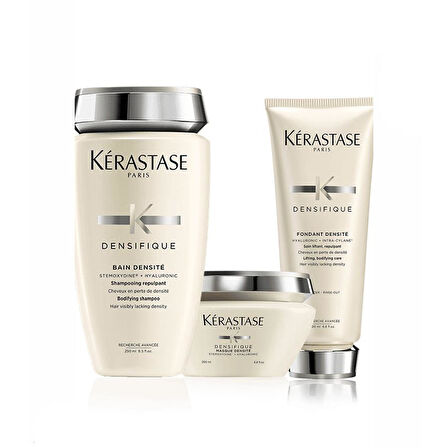 Kerastase Densifique Bain Densite Yoğunlaştırıcı Şampuan 250 ml + Makse 200 ml + Krem 200 ml 3474636351007